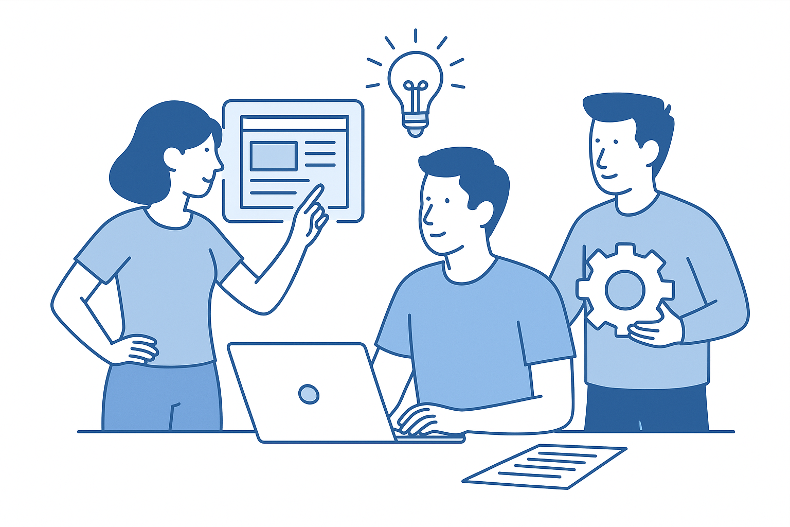 Teamwork Illustration