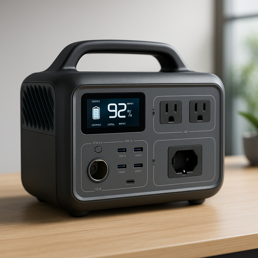 Foto einer tragbaren Powerstation